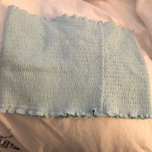 teal tube top 🤍